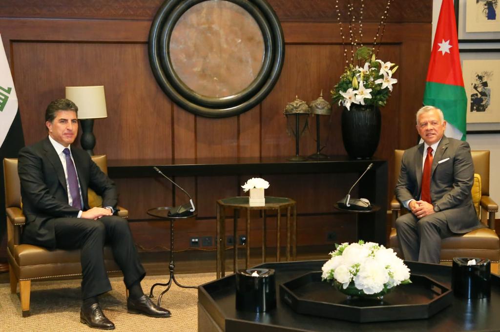 Президент Нечирван Барзани и король Абдулла II обсуждают региональные события