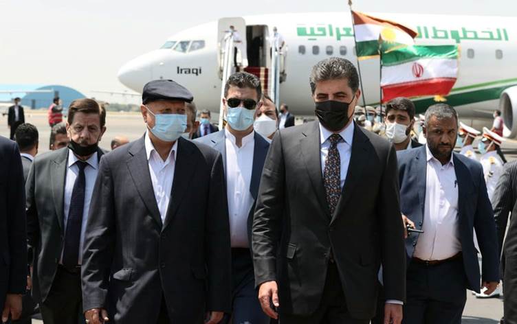 Президент Нечирван Барзани находится с визитом в Иране.