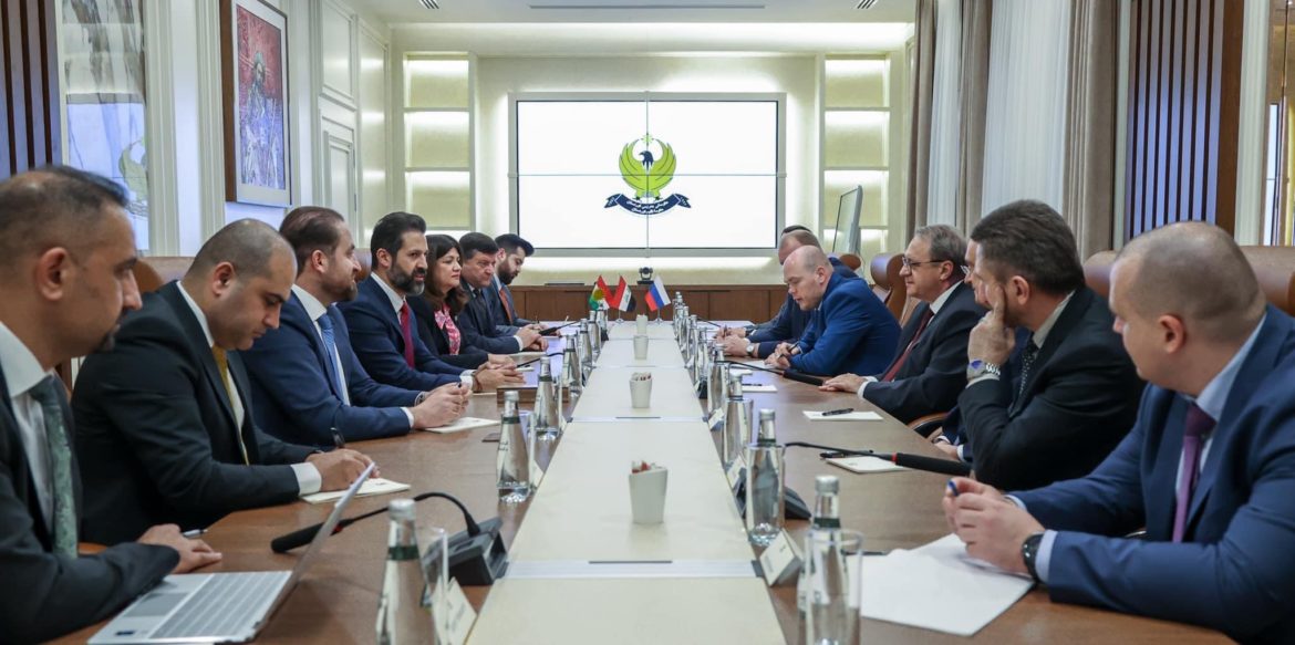 Заместитель премьер-министра Правительства Региона Курдистан принял заместителя министра иностранных дел России.