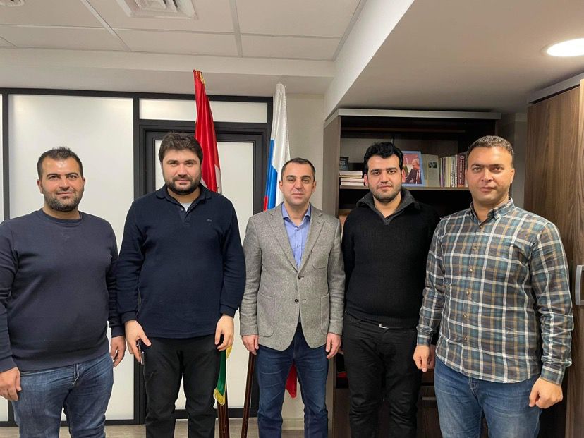 Курдистанские аспиранты, обучающиеся в РФ, посетили представительство ПРК в России