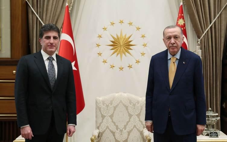 Президент Нечирван Барзани встретился с президентом Турции Реджепом Тайипом Эрдоганом