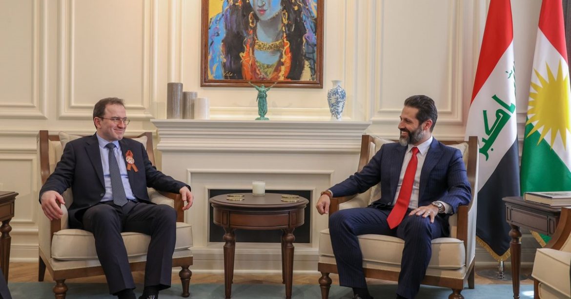 Вице-премьер Региона Курдистан Кубад Талабани встретился с Послом Российской Федерации в Ираке Эльбрусом Кутрашевым