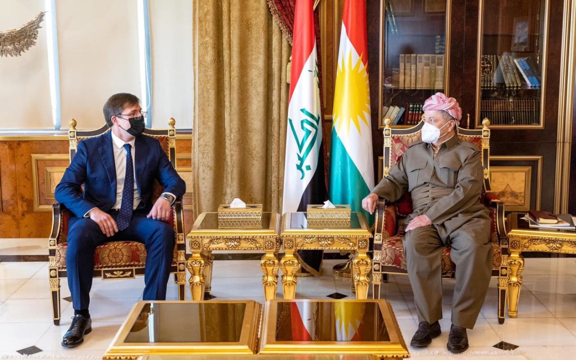 Курдский лидер Масуд Барзани принял нового российского генконсула в Эрбиле