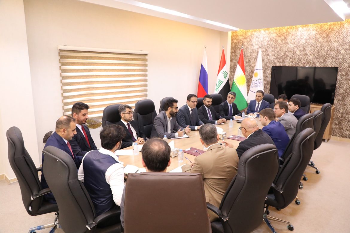 Генеральный консул России в Эрбиле и руководство Северо-Кавказского федерального университета посетили университет Соран в Курдистане